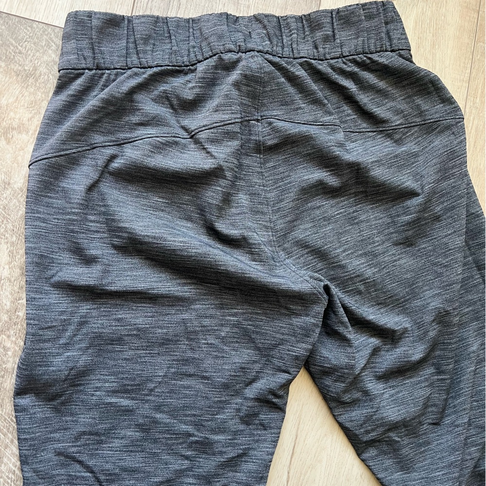 Tapered High Rise Pants - Heather grey